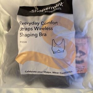 Shapermint Essentials Black Wireless Shaping Bra